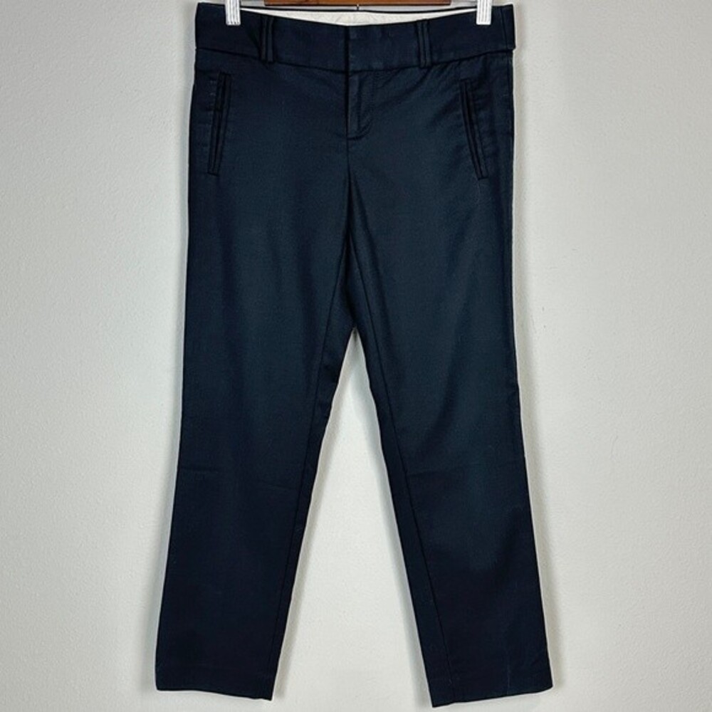Banana Republic Black Straight Leg Cropped Pants 2